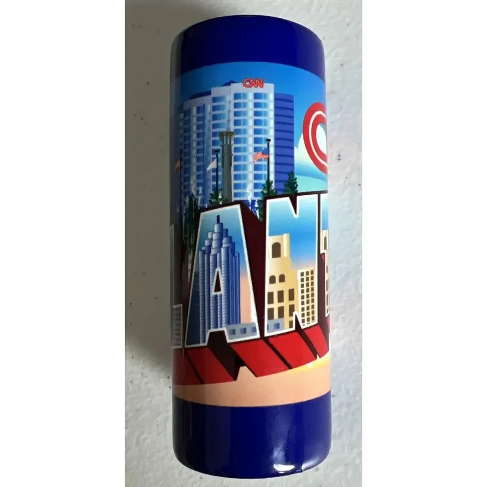 New Atlanta Georgia Tall Shot Glass Souvenir CNN